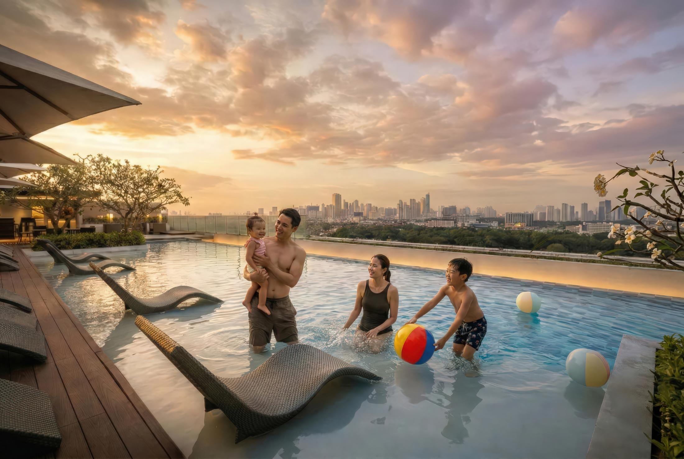 Enjoy Newport World Resorts' Grand Staycation package that includes a one-night stay across all five hotels within the property.
